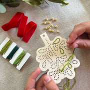 Cotton Twist Make Your Own Stitched Mistletoe Decoration
