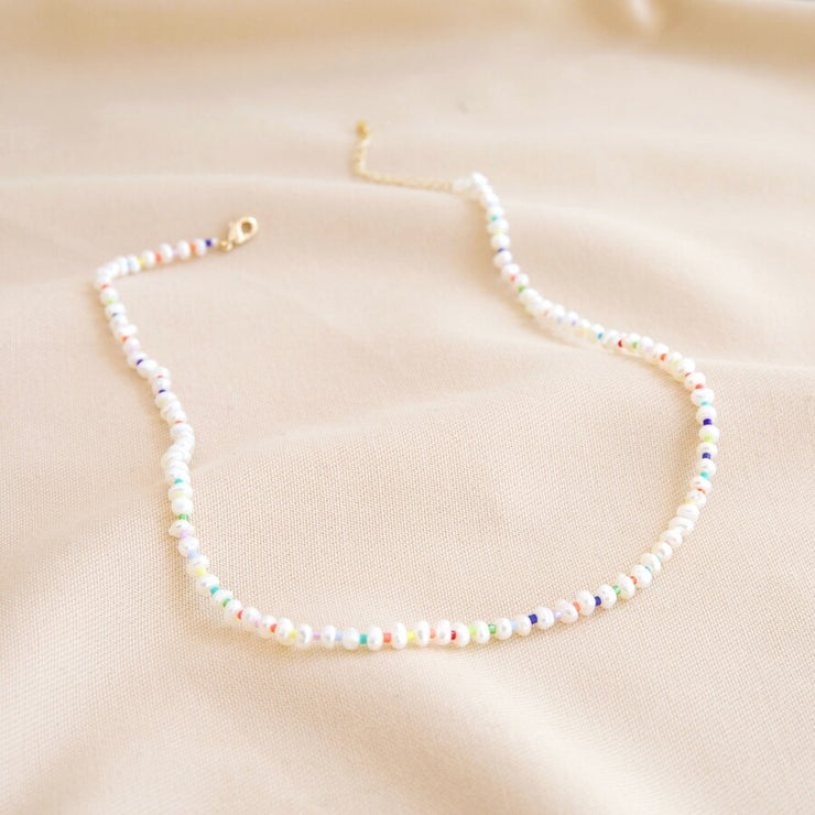 Miyuki Seed Bead & Freshwater Seed Pearl Necklace