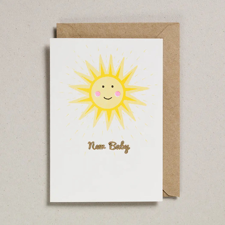 Petra Boase New Baby Card - Sunshine