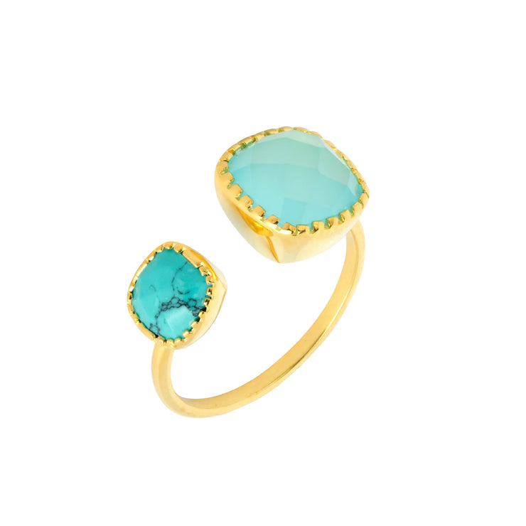 Ashiana Nora Ring - Aqua