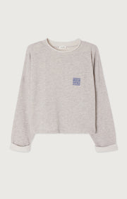 American Vintage Zofbay Grey Retro Sweatshirt