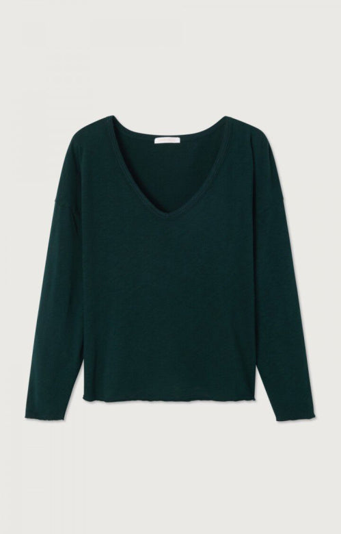 American Vintage Sonoma 02 Long Sleeve Tee - Cypress