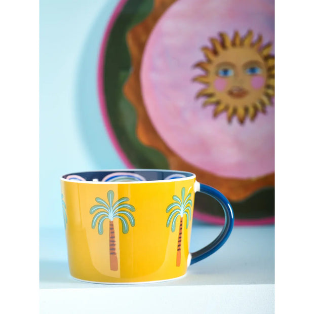 Eleanor Bowmer Mug - Electric Coast Palm Tree