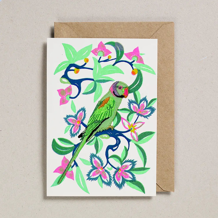 Petra Boase Parrot Iron On Charm Card