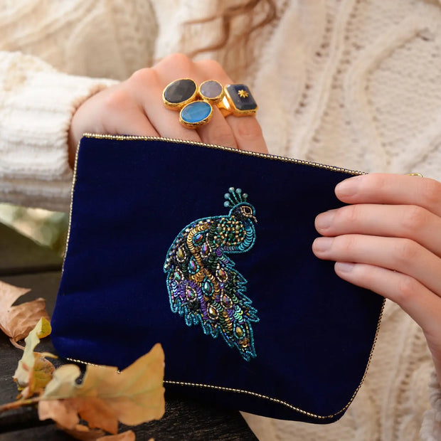 My Doris Medium Pouch - Peacock