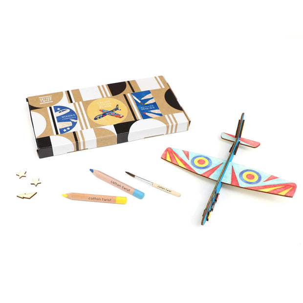 Cotton Twist Plane Craft Activity Box