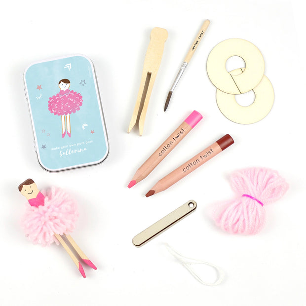 Cotton Twist Make Your Own Pom Pom Ballerina Kit
