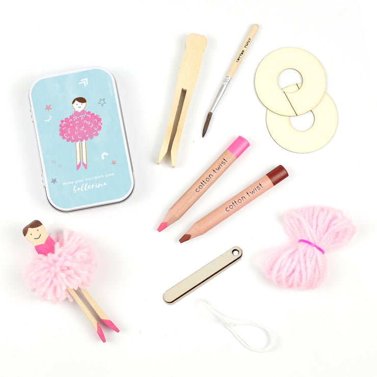 Cotton Twist Make Your Own Pom Pom Ballerina Kit