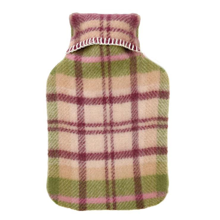 Tweedmill Pure New Wool Hot Water Bottle - Cottage Pink