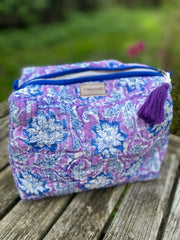 Twizzell Indian Block Print Wash Bags - Medium