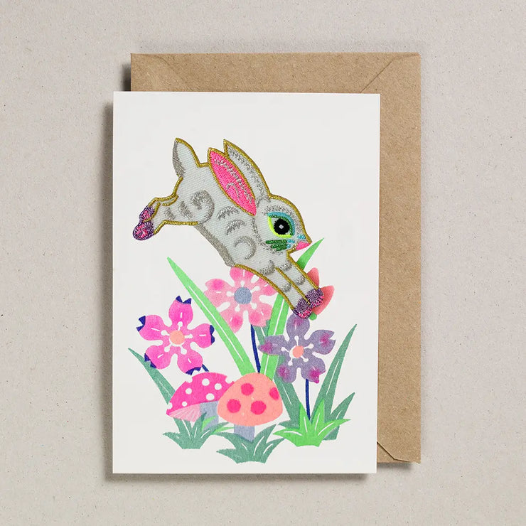 Petra Boase Iron On Charm Card - Rabbit