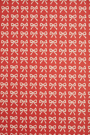 Heather Evelyn Gift Wrap - Red Bows