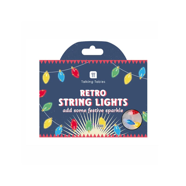 Retro Pop Bulb String Lights - 2m