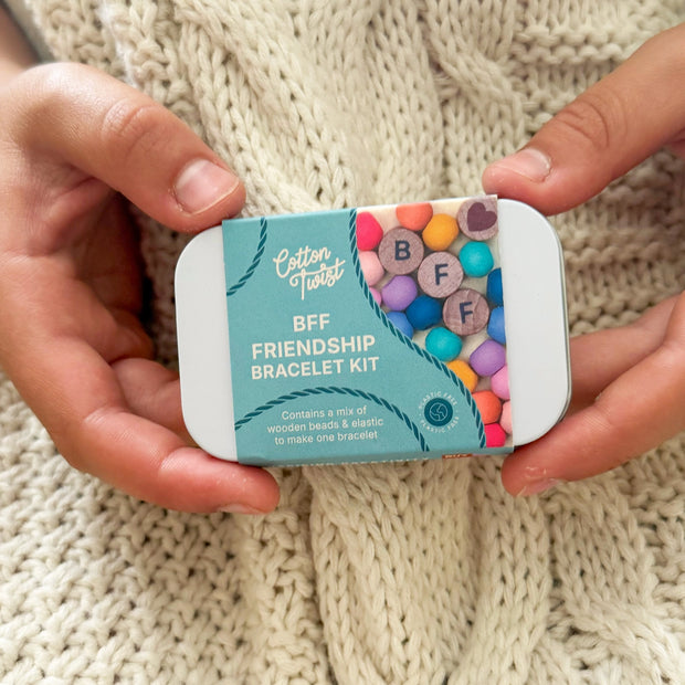 Cotton Twist Friendship Bracelet Kit - Rainbow BFF