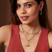 Ashiana Riley Necklace - Aqua