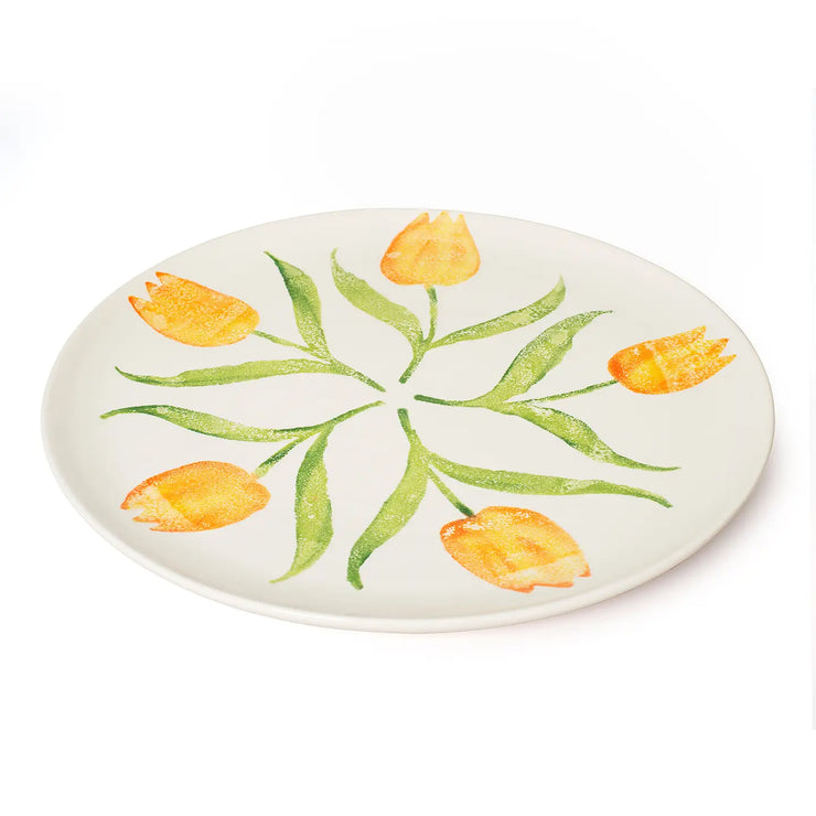 BlissHome Tulips Round Platter