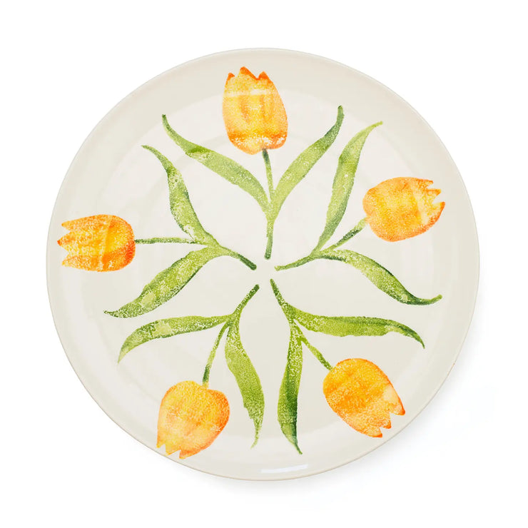 BlissHome Tulips Round Platter