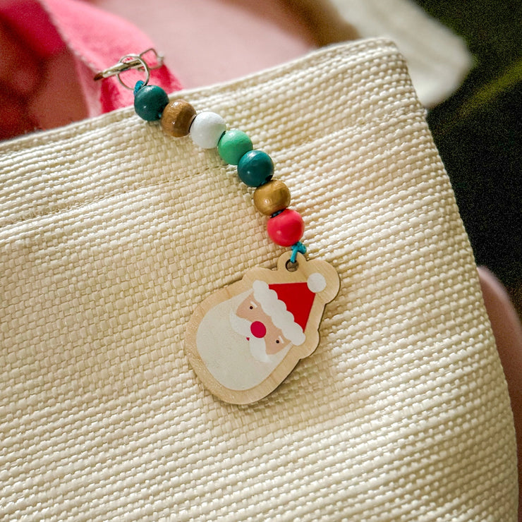 Cotton Twist Keyring Kit - Santa