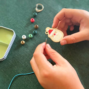 Cotton Twist Keyring Kit - Santa