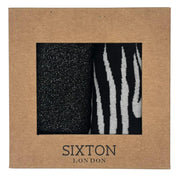Sixton Sock Box Duo - Black Tokyo & Black Savannah