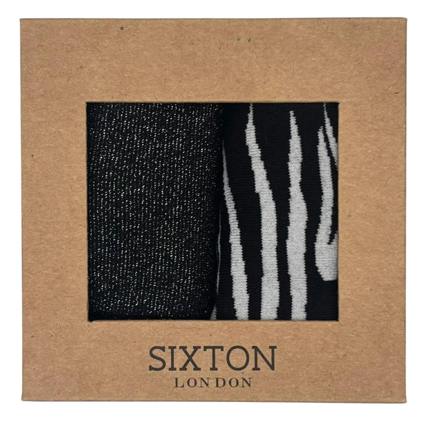 Sixton Sock Box Duo - Black Tokyo & Black Savannah