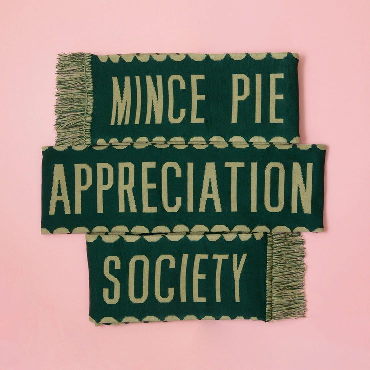 Mince Pie Appreciation Society Scarf