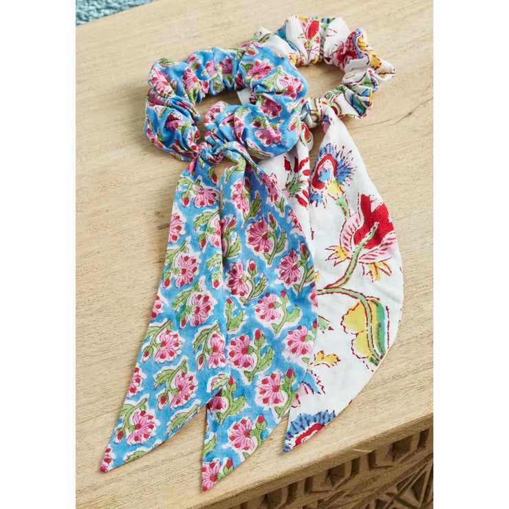 Namaste Taruni Block Print Scrunchies