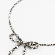 My Doris Necklace - Silver Bow