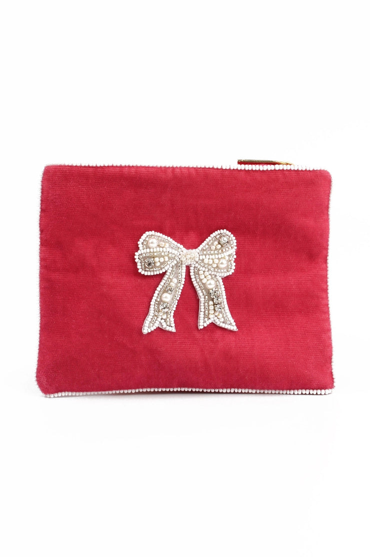 My Doris Small Pouch - Pearl Bow