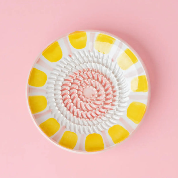 Tierra Cocida Garlic Grater Plate - Small