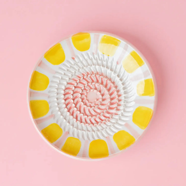 Tierra Cocida Garlic Grater Plate - Small