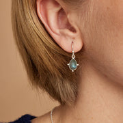 Ashiana Snowdrop Labradorite & Silver Earrings