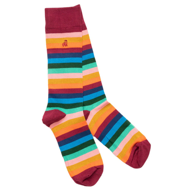 Swole Panda Men's Bamboo Socks - Size 12-15