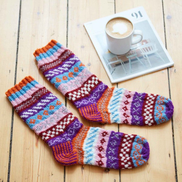 Woollen Fairisle Socks