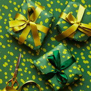 Heather Evelyn Gift Wrap - Green Spot