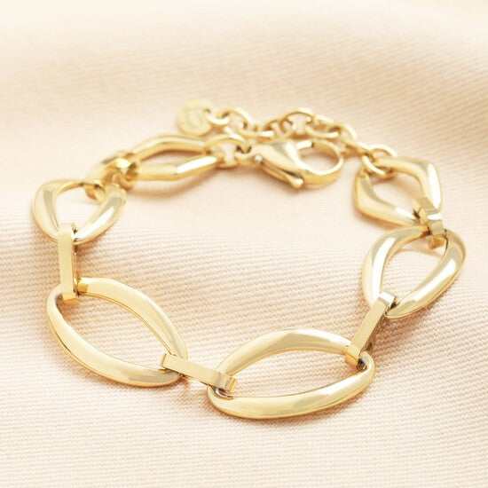 Marquise Link Chain Bracelet