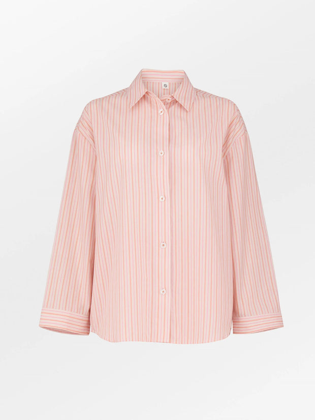 Becksondergaard Stripel Wide Shirt - Peach