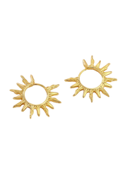 Atelier 18 Golden Sunburst Earrings