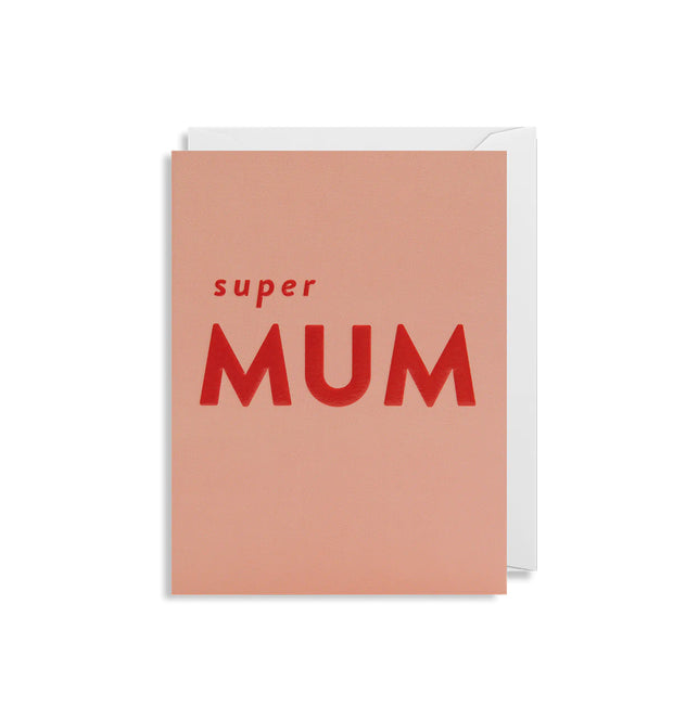 Mini Super Mum Card