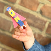 Cotton Twist Make Your Own - Superhero Peg Doll
