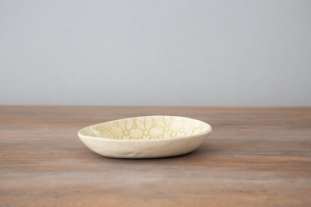 Wonki Ware Patterned Small Sushi Salsa Dish