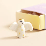 Tiny Matchbox Ceramic Tokens - Angel