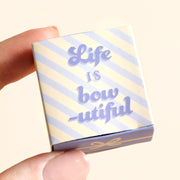 Tiny Matchbox Ceramic Tokens - Bow