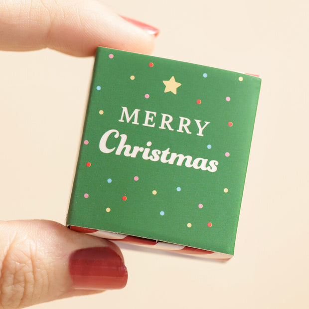 Tiny Matchbox Ceramic Tokens - Christmas Tree