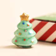 Tiny Matchbox Ceramic Tokens - Christmas Tree