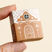 Tiny Matchbox Ceramic Tokens - Gingerbread Man