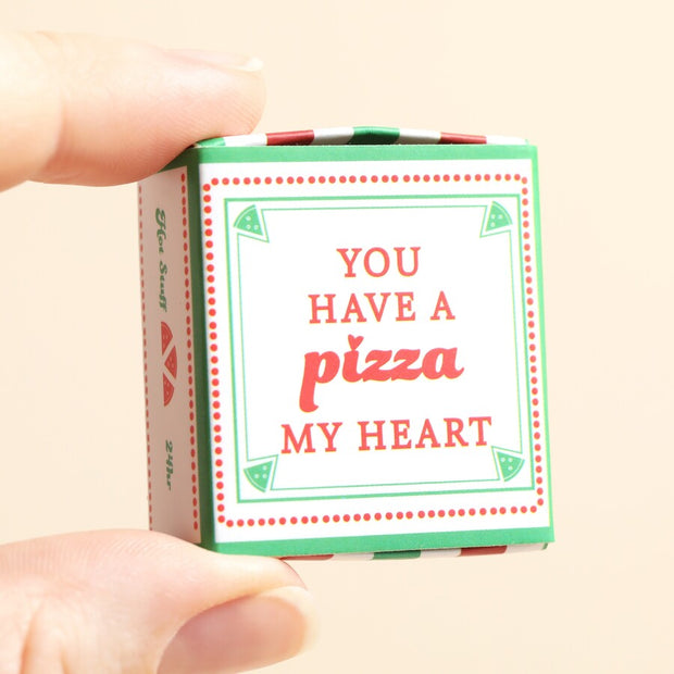 Tiny Matchbox Ceramic Tokens - Pizza