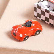 Tiny Matchbox Ceramic Tokens - Racing Car