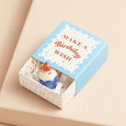 Tiny Matchbox Ceramic Tokens - Birthday Cake