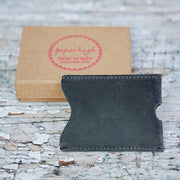 Handmade Buffalo Leather Travel Card Holder